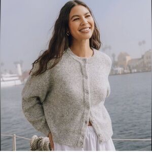 Daily Drills Soft Gray Women's Cardigan Worn Once